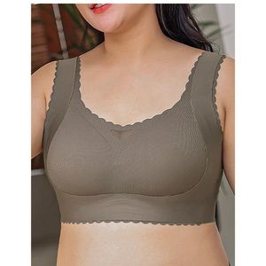 FORLEST HELENA SCALLOPED DESIGN NATURAL UPLIFT ADJUSTMENT BRA